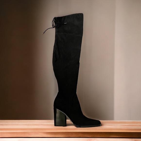 Marc Fisher Okun Thigh High Boots in Black, Size 5 New in Box EXCELLENT! - Picture 2 of 9